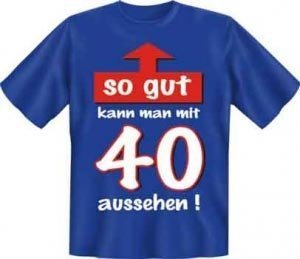 T-shirt: So gut kann man mit 40 aussehen