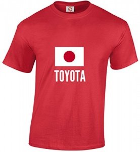 T-shirt Toyota city Red