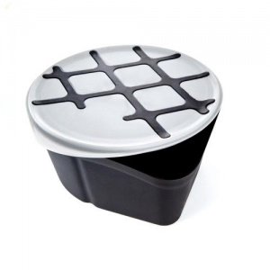 _ TABLE BIN - Tischbehälter, schwarz/gra