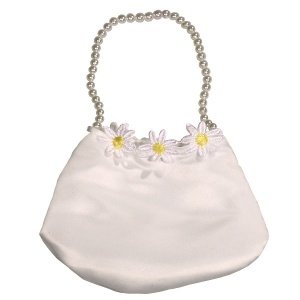 Täschchen Blumenmädchen, weiß