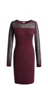 Tailliertes Strickkleid