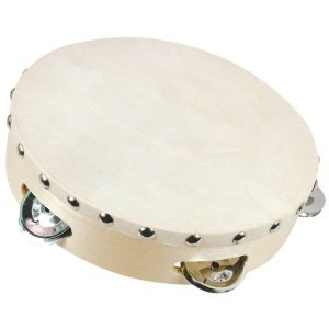 Tamburin 8" mit 5 Schellen Spielzeug aus