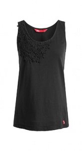 Tank-Top m. Häkelspitze