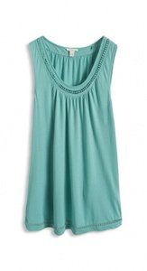 Tank-Top mit Lochmuster-Blenden