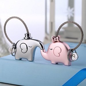 Schlüsselanhänger Elefant Edelstahl