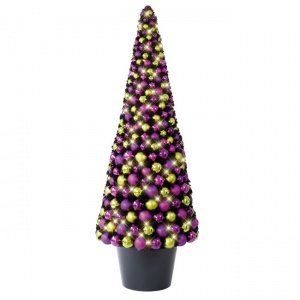 Tannenbaum lila/pink/grün H 180 cm