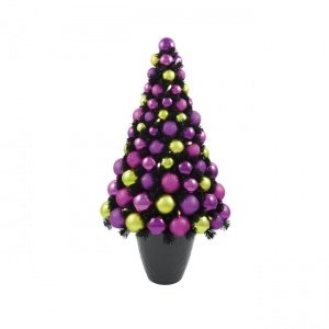 Tannenbaum lila/pink/grün H 65 cm