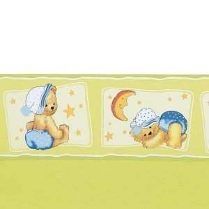 Tapetenbordüre "Kuschelbär"