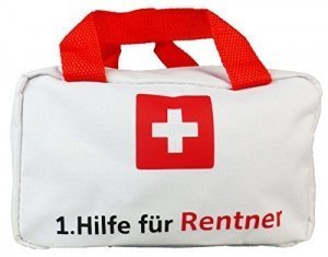 Tasche 1. Hilfe für Rentner Geschenk zum Ruhestand und Rente Abschiedsgeschenk Kollegen