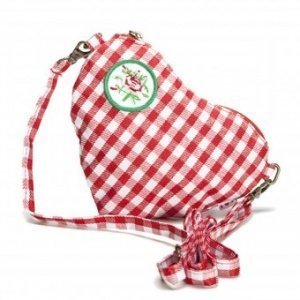 Tasche Heart Bag red vichy
