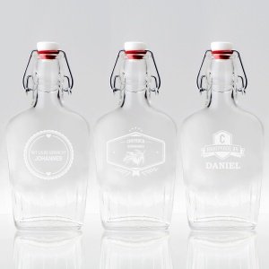 Taschenflasche 0,25l mit Gravur