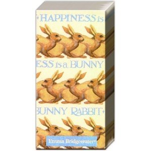 Taschentücher "Happiness is a Bunny", Em