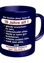 Tasse 18 Jahre alt