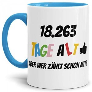 Tasse 18263 Tage alt