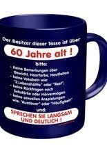 Tasse 60 Jahre alt