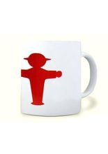 Tasse Ampelmann Rot=Steher