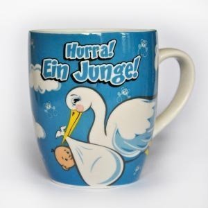 Tasse/Becher *Hurra! Ein Junge!*