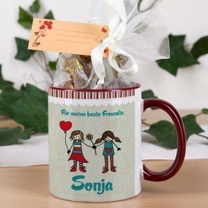 Tasse *Beste Freundin* mit Schokoladenku