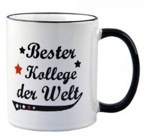 Tasse Bester Kollege der Welt Vintage St