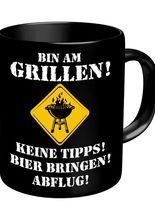 Tasse Bin am Grillen!