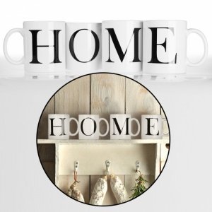 Tasse - Buchstaben Home