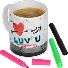 Tasse Graffiti mit Stiften