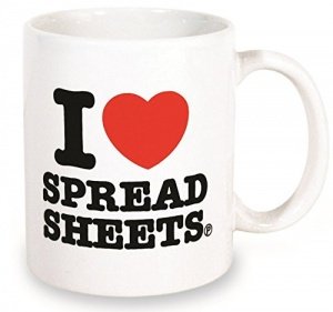 Tasse I Love Spreadsheets
