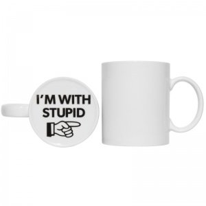 Tasse *I´m with stupid*