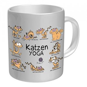 Tasse Katzen Yoga für alle Katzenfreunde