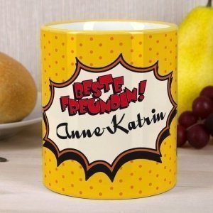 Tasse für die beste Freundin mit Na