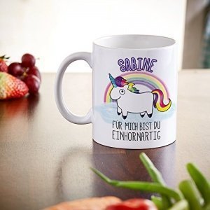 Tasse Für mich bist du einhornartig