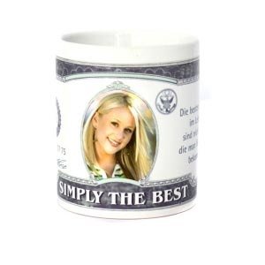 Tasse mit persönlicher Dollarnote