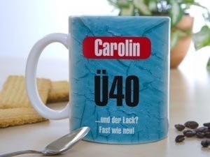 Tasse zum Geburtstag *Lack*