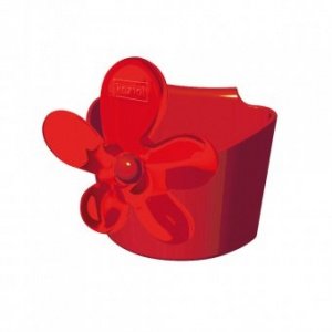 Tassenutensilo A-pril solid himbeer/tran