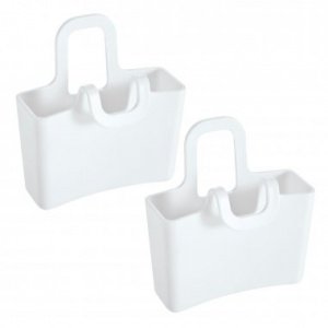 Tassenutensilo Lilli 2er-Set solid weiß