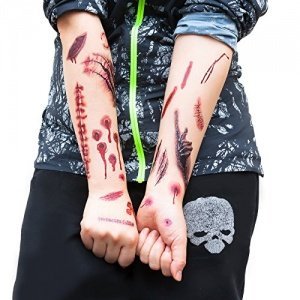 Tattoos Narben Wunden Horror Ritzen Halloween