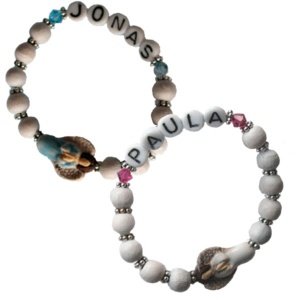 Tauf-Armband mit Namen *Engel*