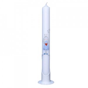 Taufkerze Engelchen blau