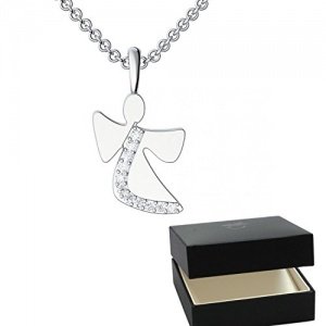 Taufkette Engel Silber 925 Zirkonia