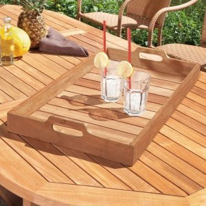 Teakholztablett Maxi, 60 x 40 cm