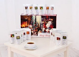 Tee-Adventskalender - 24x Winterlicher Tee aus aller Welt und von jeder Sorte! (rot) (100g/4,83€)