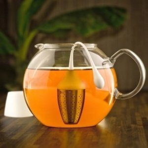 Tee-Ei Hangtea für Tee-Kannen weiß