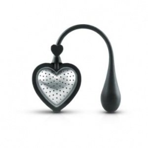 Tee-Ei TEA HEART Herzform schwarz für Te