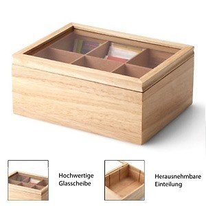 Teebeutelbox aus Holz