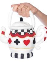 Teekanne Handtasche Alice weiss-rot-schw