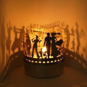 Teelicht-Deko T-Light Hochzeit