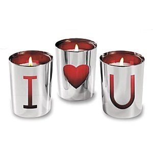 Teelicht-Set ´I love you´