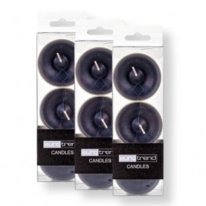 Teelichter-Set 3x3 schiefer 5,6cm