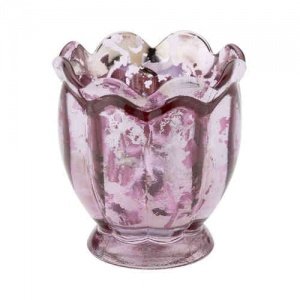 Teelichthalter -Antik- Lila, Lisbeth Dah