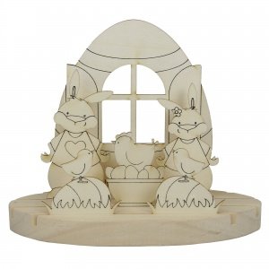 Teelichthalter Ostern mit